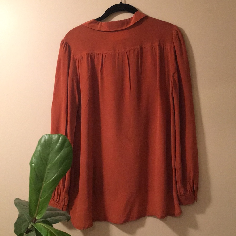 Urban Outfitters Coincidence & Chance Silk Shirt S - Picture 3 of 3